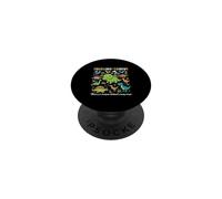 Behavior-Saurus Cute Retro Dinosaur ABA RBT Behavior Analyst PopSockets Adhesive PopGrip