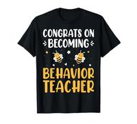 Behavior Therapist ABA Congrats on Becoming Behavior Teacher T-Shirt