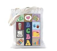 Behavior Therapist Gift Board Certified Behavior Analyst Tote Bag for BCBA RBT Gift ABA Gift (BCBA Tote)