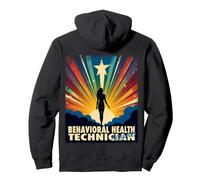 Behavioral Health Technician Funny Female Hero Job Women Pullover Hoodie