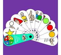 Behaviour Fan - ASD/Autism/SEN Social Communication Aid for Children - Behaviour Support Tool with Traffic Light System & Praise Petals - Double Laminated, Durable Classroom Resource