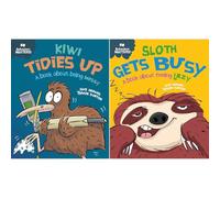 Behaviour Matters Collection: 2-Book Set by Sue Graves (Kiwi Tidies Up, Sloth Gets Busy)