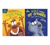 Behaviour Matters Collection: 2-Book Set by Sue Graves (Monkey Needs to Listen, Wolf Thinks of Others)