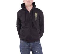Behemoth Hoodie LCFR Morning Star Rises Band Logo Official Mens Black Zipped L