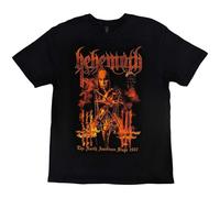 Behemoth Men's North American Tour 22 Puppet Master Back Print T-Shirt in Black | Size: Large Behemoth Black L