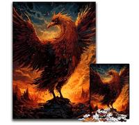 Behemoth Phoenix Flame 1000 Pieces Puzzle Gifts Puzzles for Adults for Teenager Families Perfect DIY Decor BrainTeasing Challenge 1000 PCS(75x50cm)