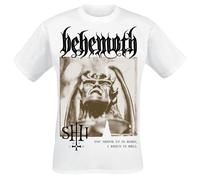 Behemoth The Shit ov God - Sepia Parchment V4 T-Shirt white S