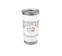 Behind Every Accountant is A Substantial Amount Coffee Fun Stainless Steel Insulated Tumbler