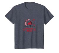 Behind Every Cheerleader Proud Mom T-Shirt, Kids, Heather Blue, 8 Years