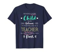 Behind Every Child Great Teacher Thank You Preschool Idea T-Shirt