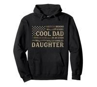 Behind Every Cool Dad Is Cooler Daughter Father's Day Camo Pullover Hoodie