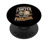 Behind Every Good Lawyer Is A Great Paralegal PopSockets Adhesive PopGrip