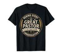 Behind Every Great Pastor Is An Awesome Congregation Jesus T-Shirt