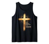 Behind Every Great Pastor Is An Awesome Congregation Jesus Tank Top