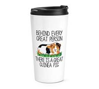 Behind Every Great Person There is A Great Guinea Pig Travel Mug Cup