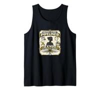 Behind Every Pipeliner is A Wife Pipeline Welder Oilfield Tank Top