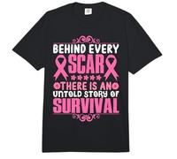 Behind Every Scar There is an Untold Story of Survival Comfort Colors Adult Heavyweight T-Shirt