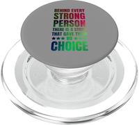 behind every strong person there is a story PopSockets PopGrip for MagSafe