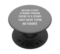 behind every strong person there is a story, Vintage Style PopSockets Adhesive PopGrip
