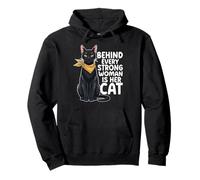 Behind Every Strong Woman is Her Women Pullover Hoodie