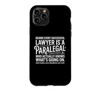 Behind Every Successful Lawyer Is A Paralegal Gavel Design Case for iPhone 11 Pro