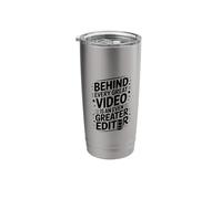 Behind Every Video is an Even Greater Editor, Film Editing Stainless Steel Insulated Tumbler