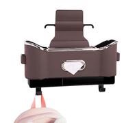 Behind Seat Car Organizer, 2-hook Design Car Snack Organizer, Flocking Backseat For Long-Distance Drive