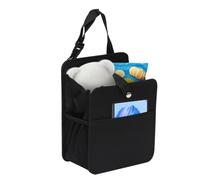Behind Seat Car Storage Box - 20L Folding Car Trash Bin Behind Headrest - Oxford Cloth Truck Backrest Storage Bag For Face Towels Bottles