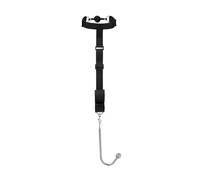 Behind The Back Handcuff Mouth Gag Harness Restraints with Metal Anal Hook Kinky BDSM Bondage Erotic Products for Adult Games Black One Size