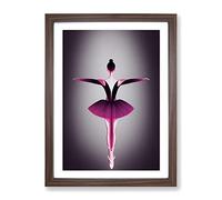 Behind The Ballerina Framed Wall Art Print A2 Walnut