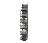 Behind The Door Organizer - Maximise Storage Space, Stylish Hanging Design, Large Multi-Pocket Bag + Sturdy Metal Hooks, Durable Fabric Construction, For Nursery Pantry & Bedroom Closet