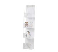 Behind The Door Organizer - Maximise Storage Space, Stylish Hanging Design, Large Multi-Pocket Bag + Sturdy Metal Hooks, Durable Fabric Construction, For Nursery Pantry & Bedroom Closet