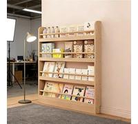 Behind the Door Storage Organizer - Slim Bookshelf Narrow Cabinet for Small Spaces, Freestanding Open Bookcase for Bedroom, Bathroom, Entryway(46.8 * 31.5in)