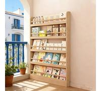 Behind the Door Storage Organizer - Slim Bookshelf Narrow Cabinet for Small Spaces, Freestanding Open Bookcase for Bedroom, Bathroom, Entryway(55.5 * 27.5in)