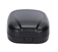 Behind-The-Ear Hearing Aid Case,Waterproof Drop Resistance Storage Box Portable Protective Box Hearing Aid Container for Storing Hearing Aids(Black)