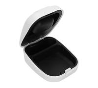 Behind-The-Ear Hearing Aid Case,Waterproof Drop Resistance Storage Box Portable Protective Box Hearing Aid Container for Storing Hearing Aids(White)