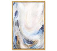 Behind the Falls Canvas Print Pastel Decor by Art Remedy, Gold Frame, 16 x 24