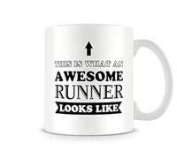 Behind The Glass - Awesome Runner - Printed Sport Mug - Great Gift/Present Idea, Ceramic, 11fl.oz.