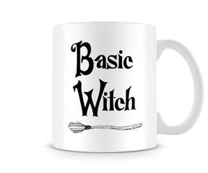 Behind The Glass - Basic Witch - Charming Mug for The Pagan in Your Life | Ideal for Your Witchy Friend, Ceramic, 11fl.oz.