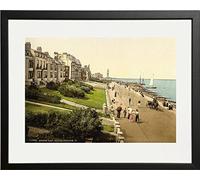 Behind The Glass Black Framed Seaside Picture - Herne Bay, South Parade II - 10" x 8"