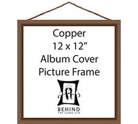 Behind The Glass - Hanging Handmade Copper Wooden Picture/Photo Frame - 12x12 - Album Cover