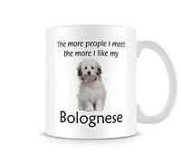 Behind The Glass - I Like My Bolognese - Printed Funny Dog Mug - Great Gift/Present Idea, Ceramic, 11fl.oz.