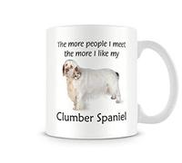 Behind The Glass - I Like My Clumber Spaniel - Printed Funny Dog Mug - Great Gift/Present Idea, Ceramic, 11fl.oz.