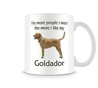 Behind The Glass - I Like My Goldador - Printed Funny Dog Mug - Great Gift/Present Idea, Ceramic, 11fl.oz.