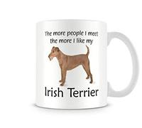 Behind The Glass - I Like My Irish Terrier - Printed Funny Dog Mug - Great Gift/Present Idea, Ceramic, 11fl.oz.