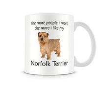 Behind The Glass - I Like My Norfolk Terrier - Printed Funny Dog Mug - Great Gift/Present Idea, Ceramic, 11fl.oz.