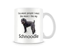 Behind The Glass - I Like My Schnoodle - Printed Funny Dog Mug - Great Gift/Present Idea, Ceramic, 11fl.oz.