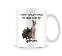 Behind The Glass - I Like My Sphynx - Printed Funny Cat Mug - Great Gift/Present Idea, Ceramic, 11fl.oz.