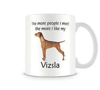 Behind The Glass - I Like My Vizsla - Printed Funny Dog Mug - Great Gift/Present Idea, Ceramic, 11fl.oz.