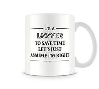 Behind The Glass - I'm A Lawyer - Printed Funny Mug - Great Gift/Present Idea, Ceramic, 11fl.oz.